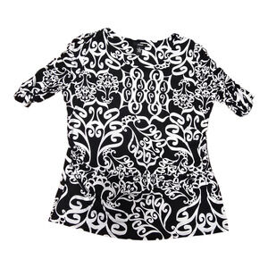 Alfani Woman Black & White Blouse XL